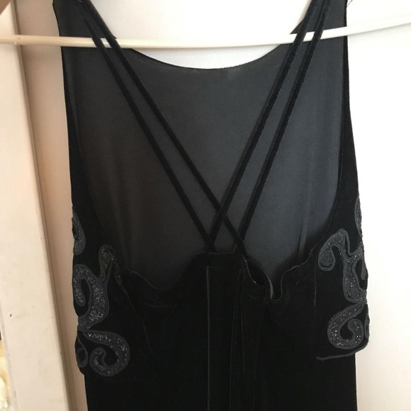 Velvet Floor Length Gown - Picture 3 of 4